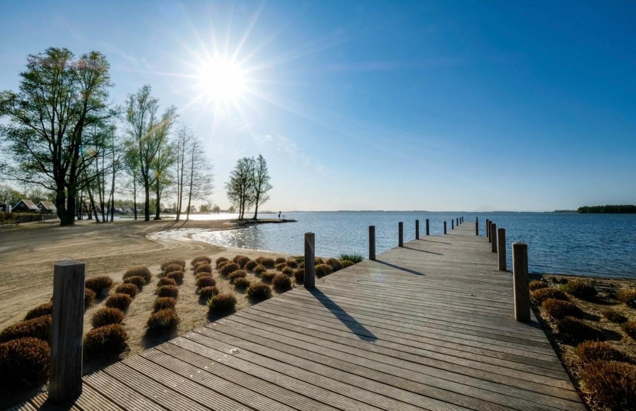 Luxus Cube Meerblick Veluwemeer Am Strand In Erster Reihe Hulshorst Eksteriør billede